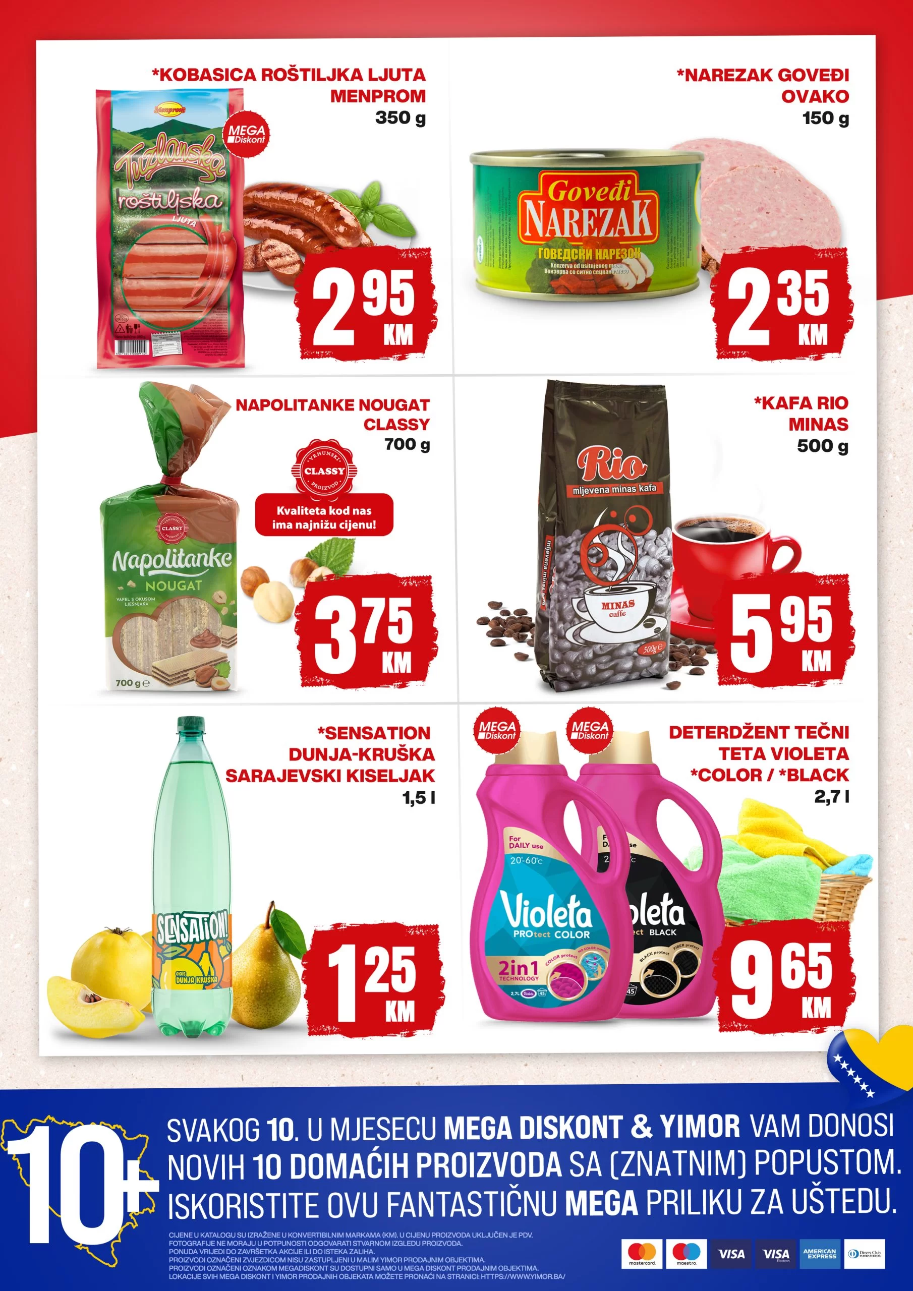 Mega Diskont katalog PONUDA ZA ČISTU DESETKU 10-20.12.2023. 