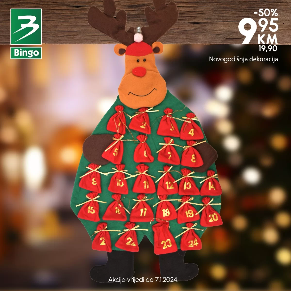 Bingo PRAZNIČNA ČAROLIJA - akcija do 7.1.2023.