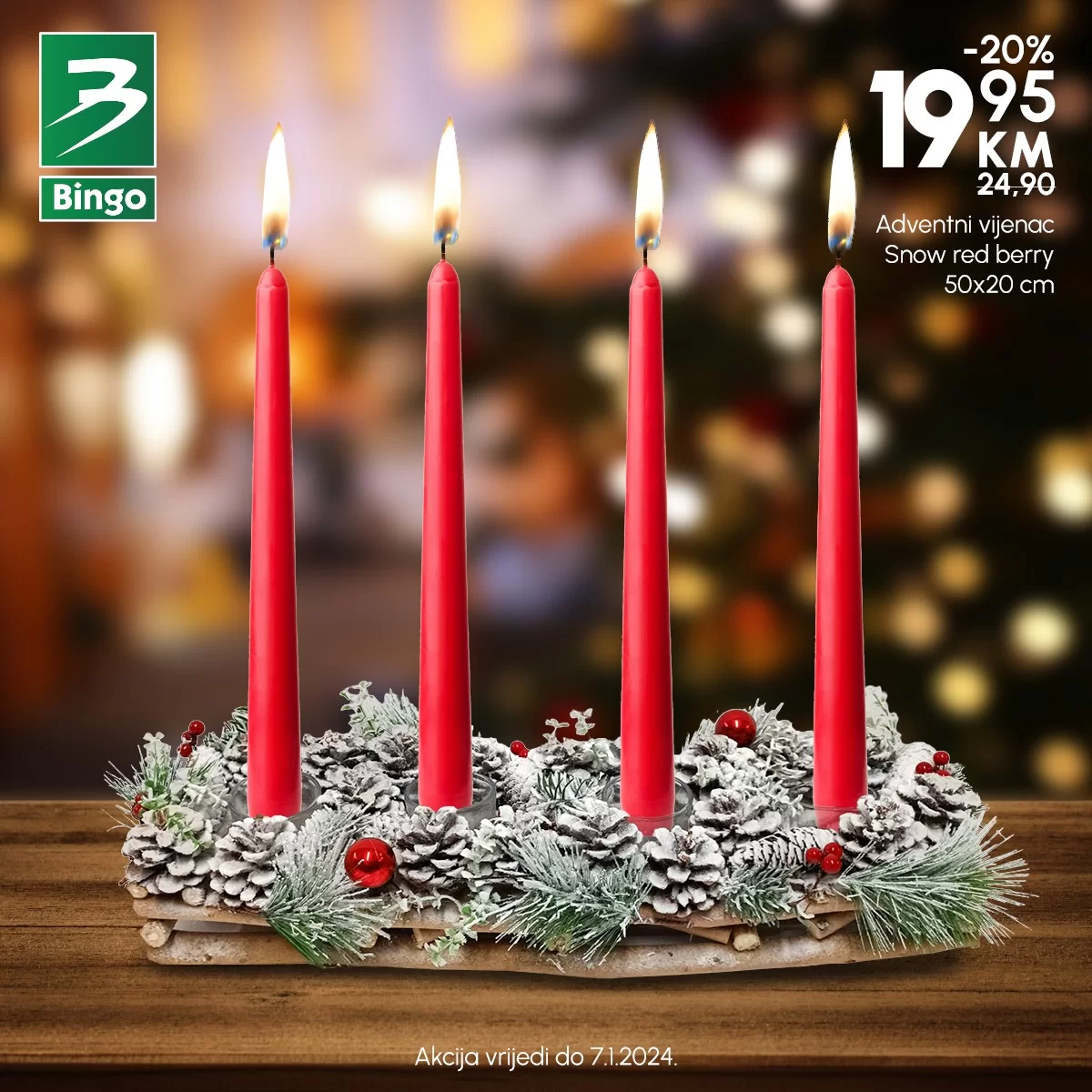 Bingo PRAZNIČNA ČAROLIJA - akcija do 7.1.2023.