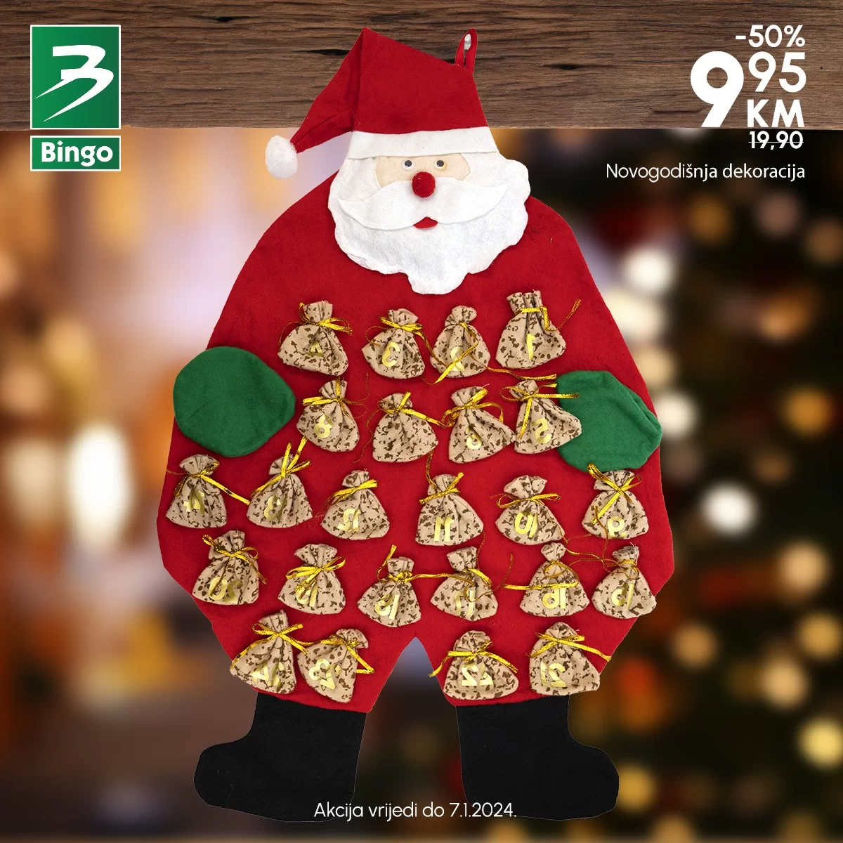 Bingo PRAZNIČNA ČAROLIJA - akcija do 7.1.2023.