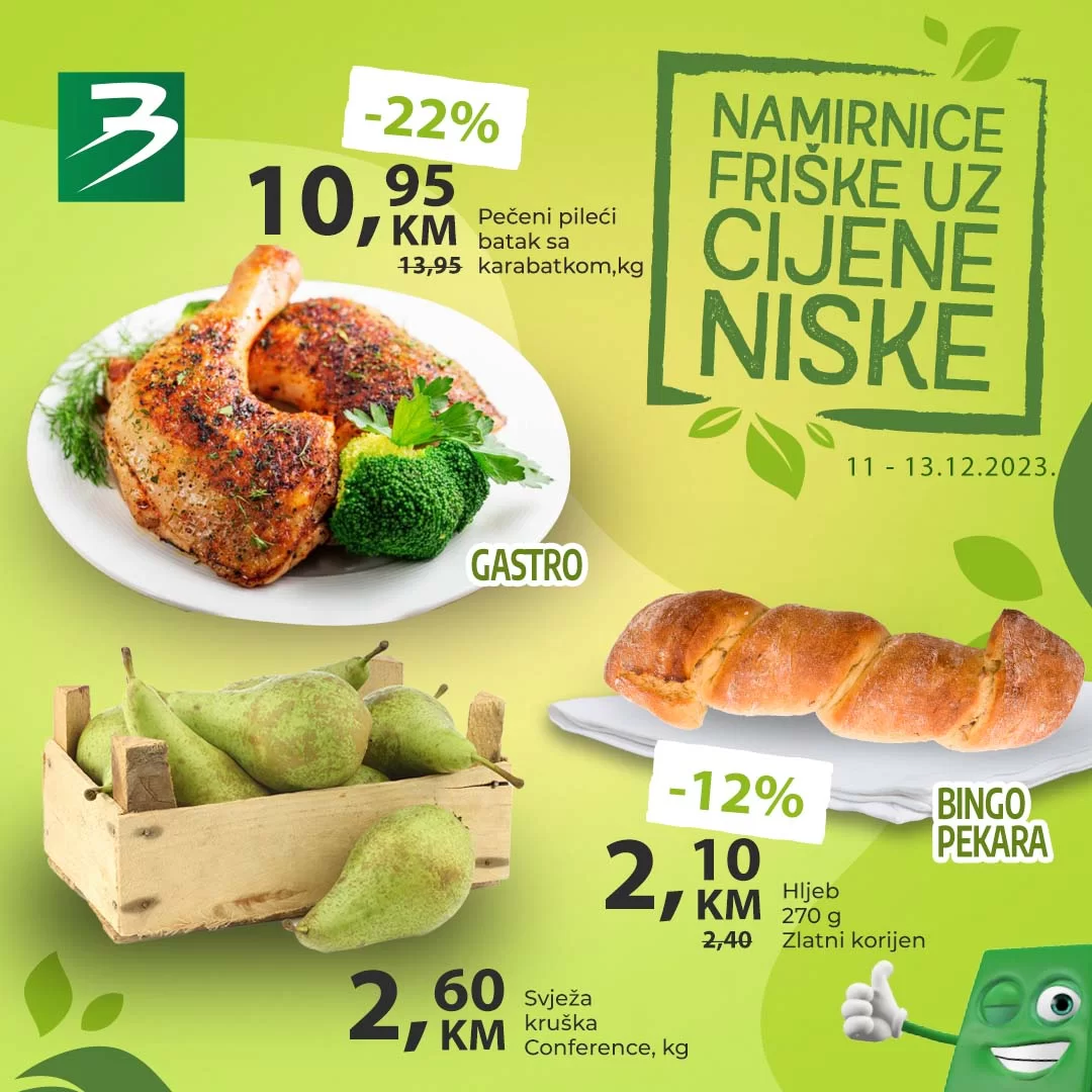 Bingo akcija NAMIRNICE FRISKE CIJENE NISKE