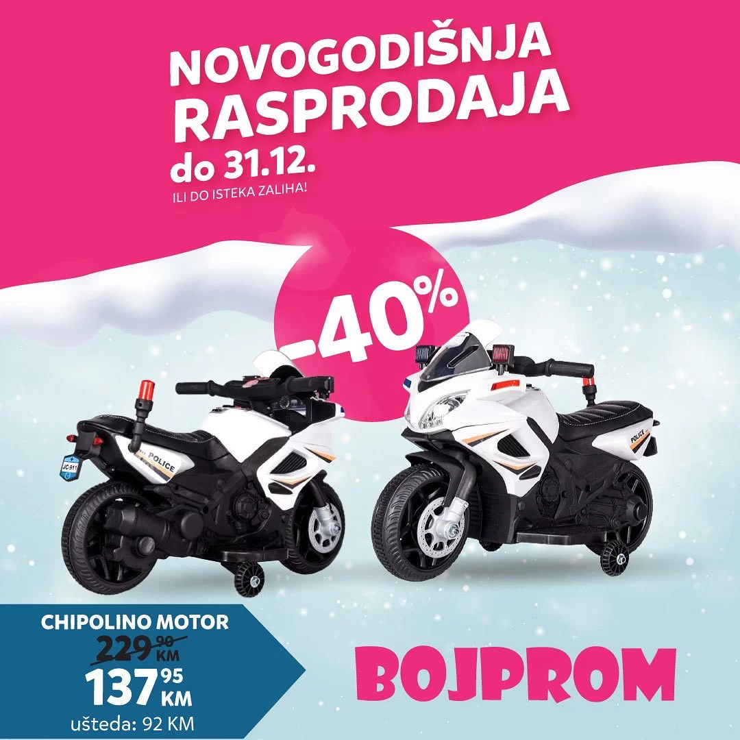 Bojprom VELIKA NOVOGODIŠNJA RASPRODAJA - akcija do 31.12.2023.