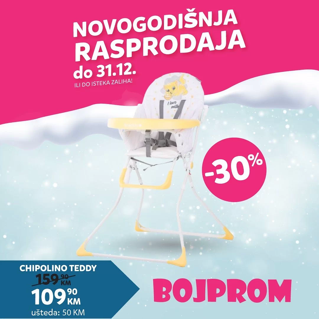 Bojprom VELIKA NOVOGODIŠNJA RASPRODAJA - akcija do 31.12.2023.