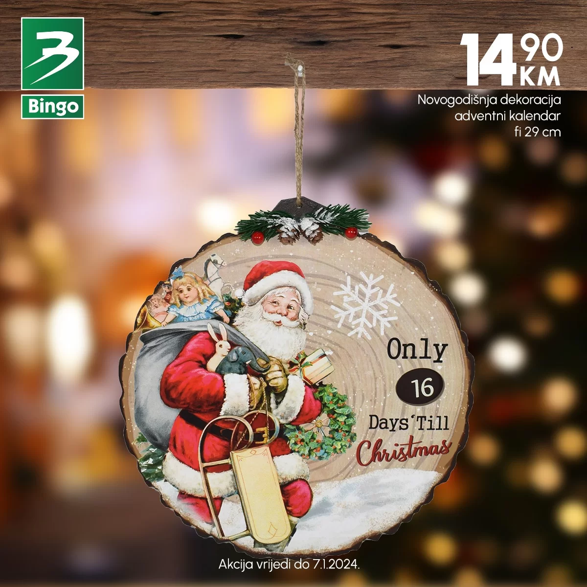 Bingo PRAZNIČNA ČAROLIJA - akcija do 7.1.2023.