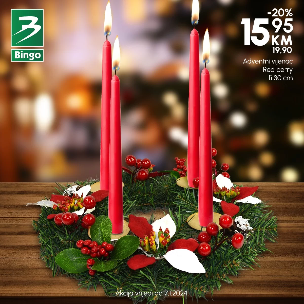 Bingo PRAZNIČNA ČAROLIJA - akcija do 7.1.2023.