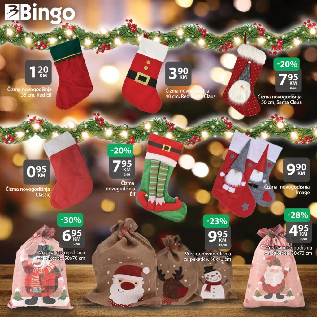 BINGO praznična akcija
