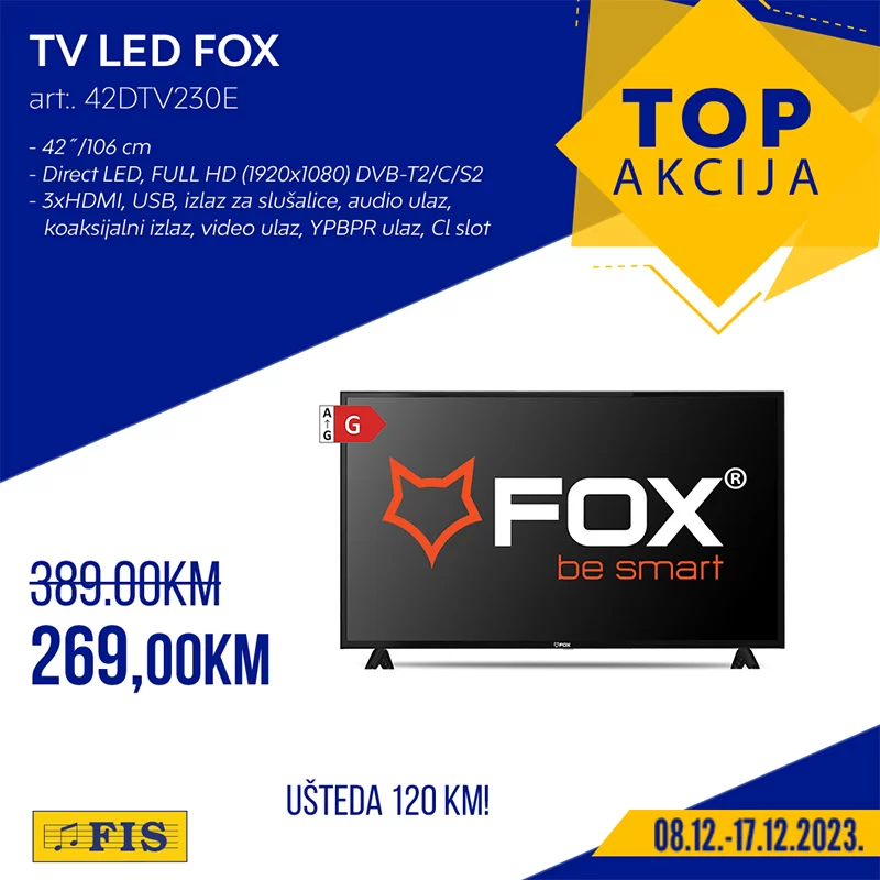 Fis TOP AKCIJA TOP ARTIKALI 8-17.12.2023.