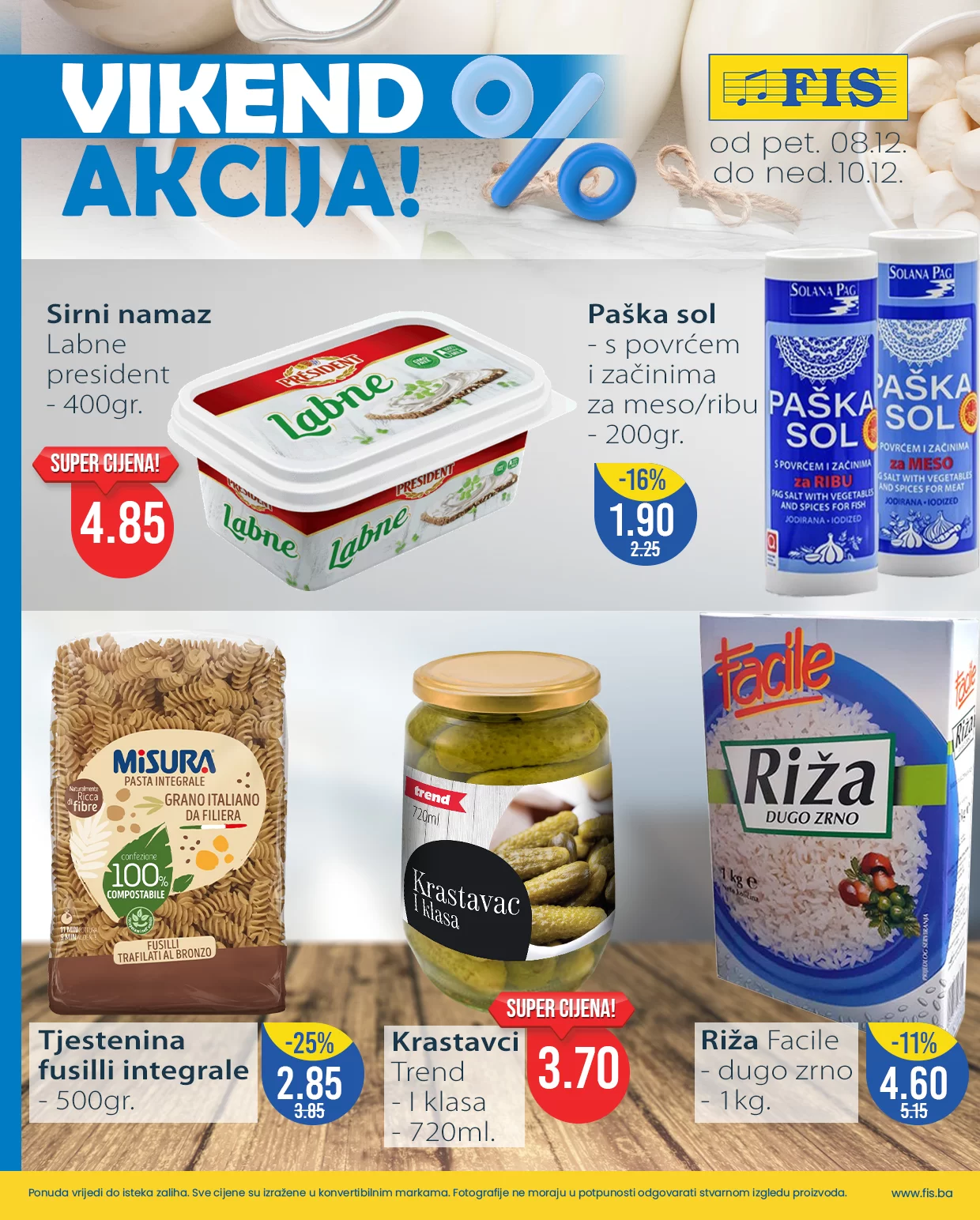 Fis vikend akcija 8-10.12.2023.