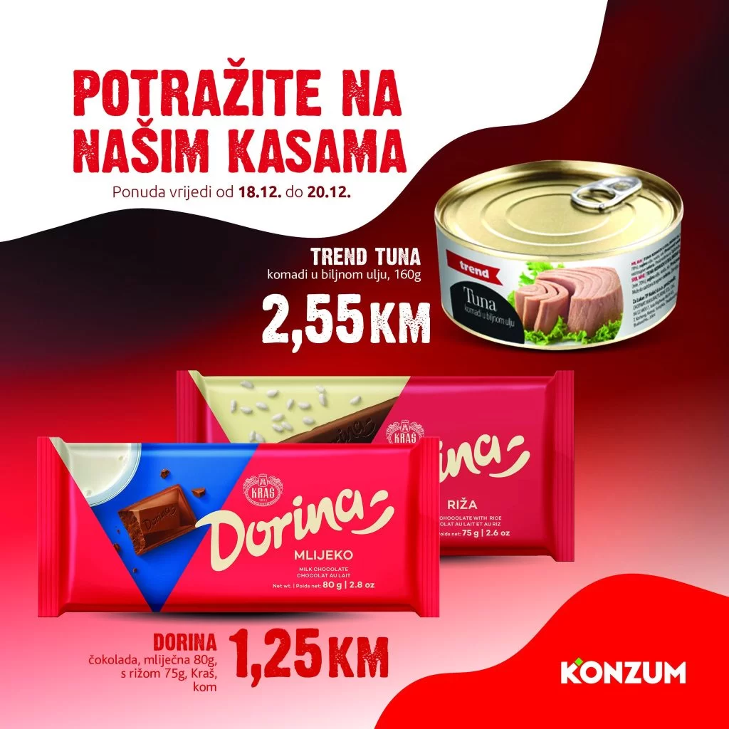 Konzum AKCIJA NA KASAMA