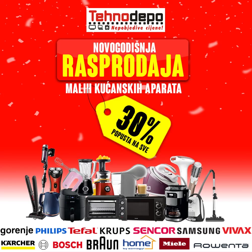 Tehnodepo RASPRODAJA - akcija do 31.12.2023. 