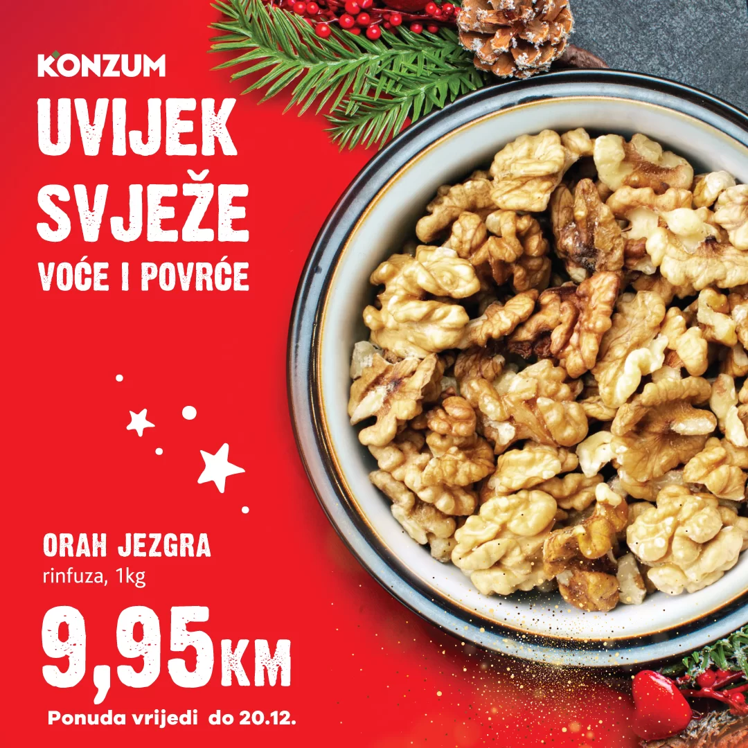 Orah akcijske cijene 9,95 KM!