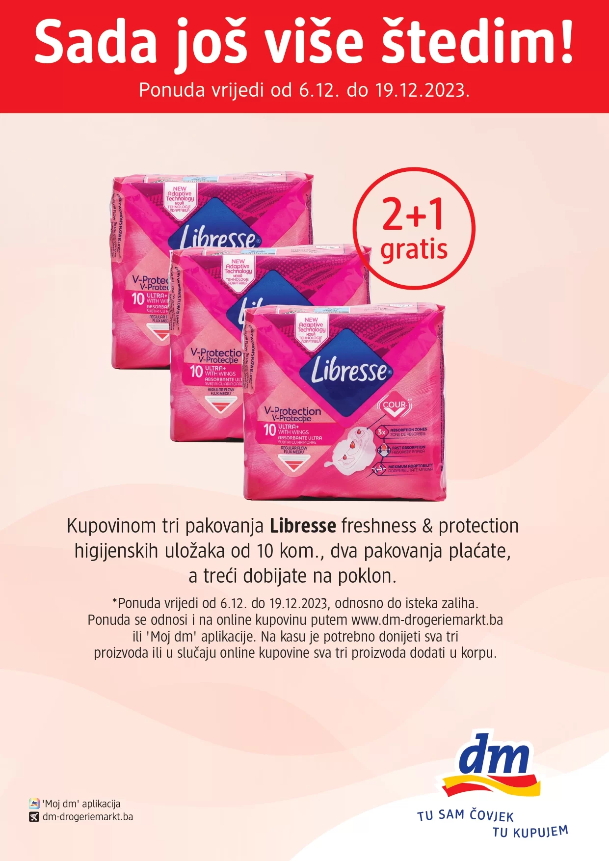 dm 2+1 GRATIS - Neodoljiva ponuda za Tebe