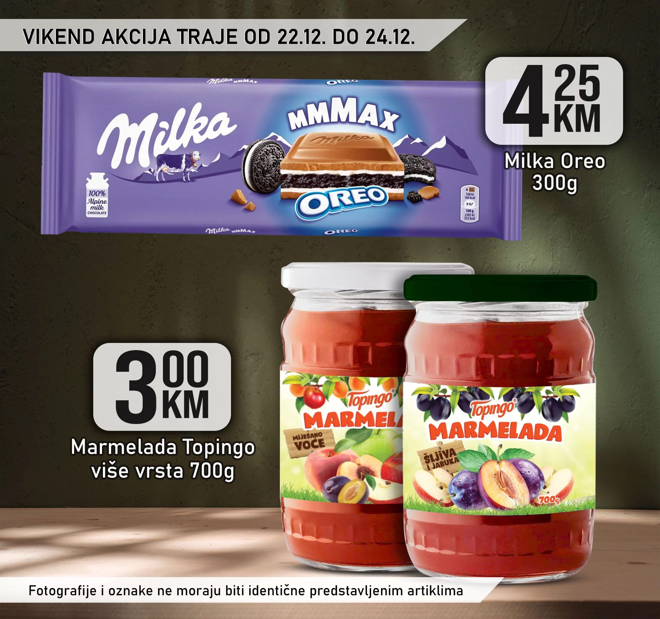 Kort vikend akcija 22-24.12.2023.