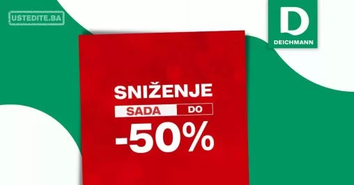Deichmann SNIŽENJE do 50% 13.12.2023-2.1.2024.