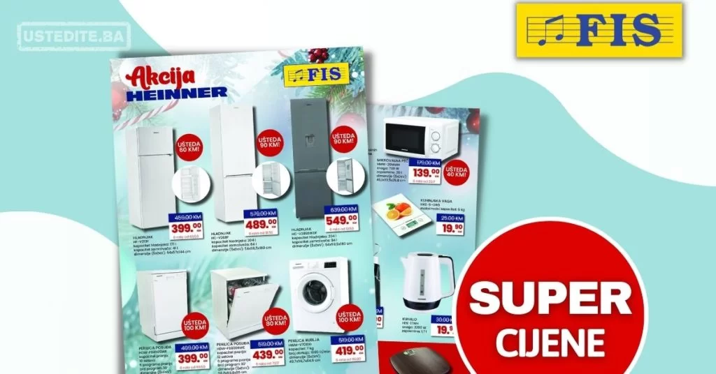Fis & Heinner SUPER AKCIJA - sniženje do 21.1.2024.