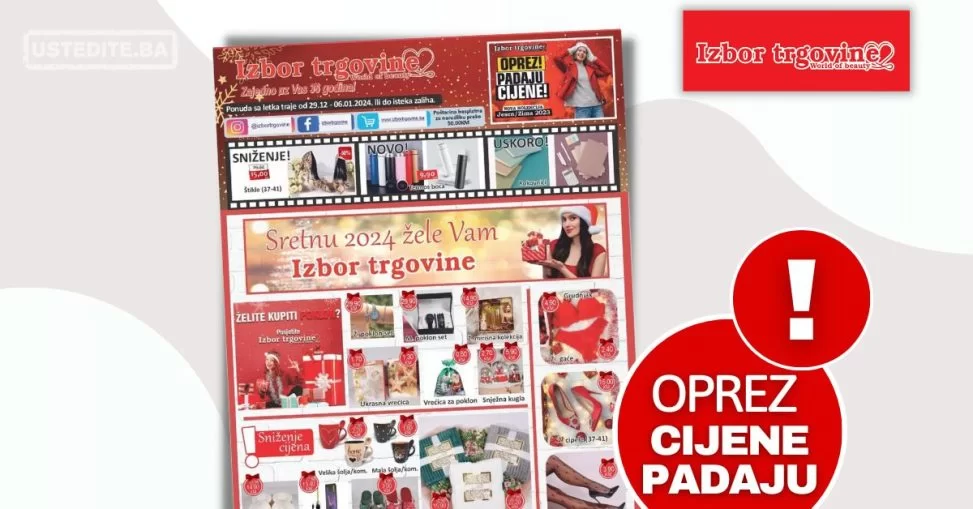 Izbor trgovine katalog - sniženje do 6.1.2024.