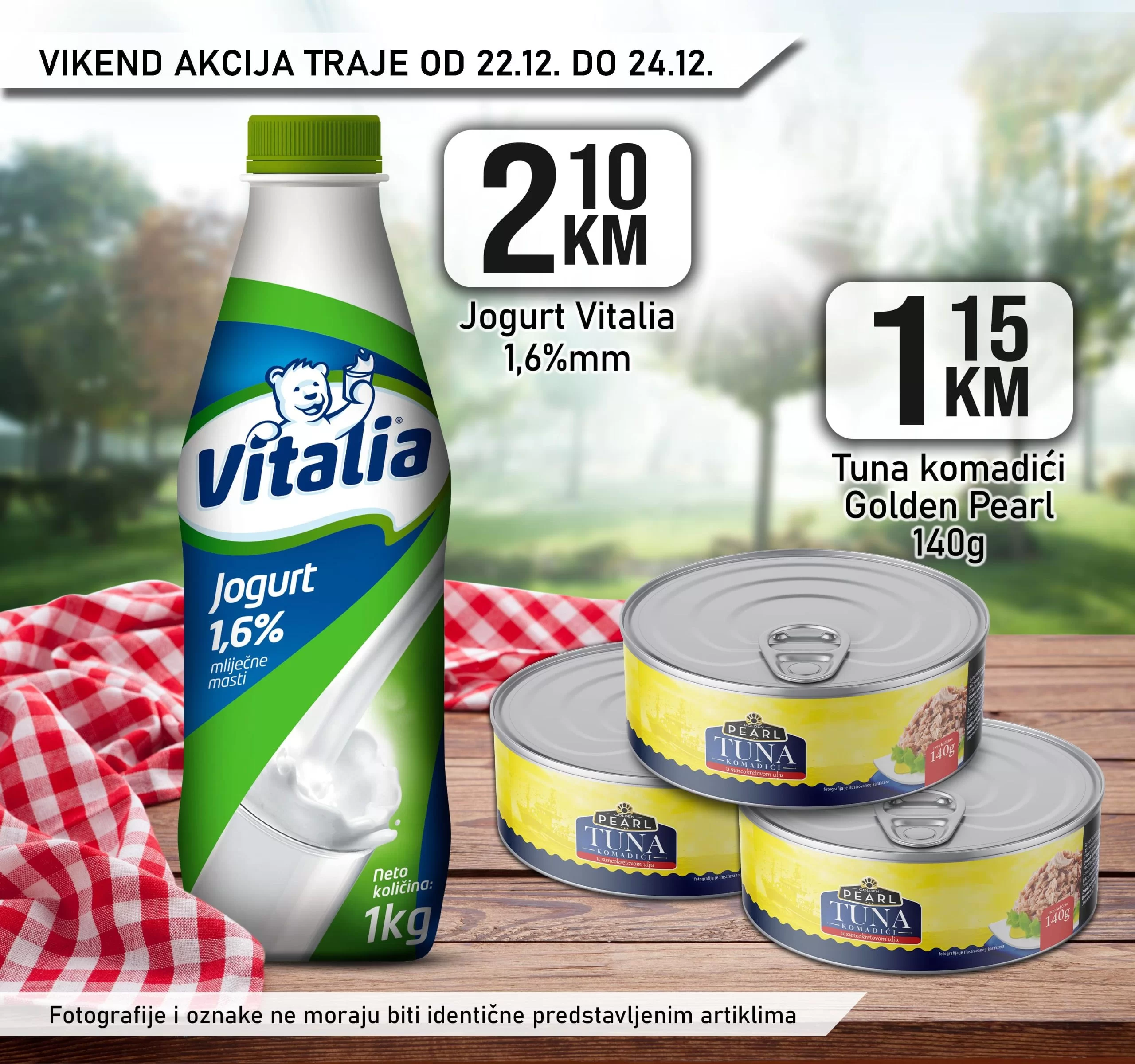 Kort vikend akcija 22-24.12.2023.