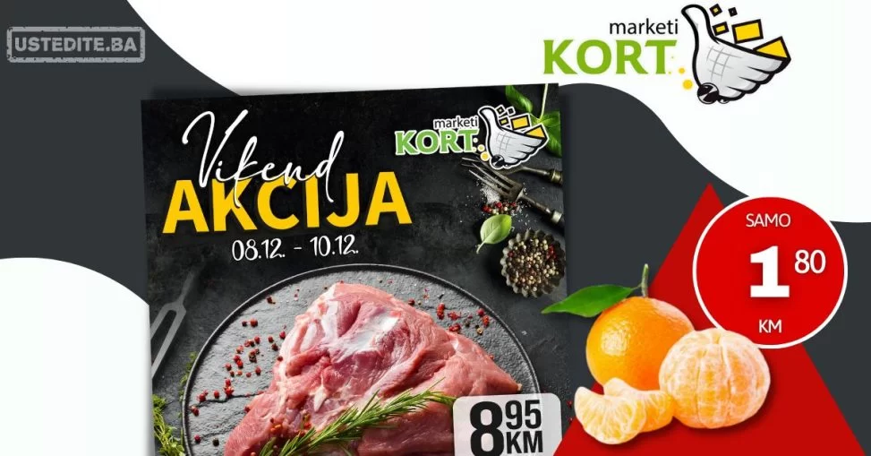 Kort vikend akcija 8-10.12.2023.