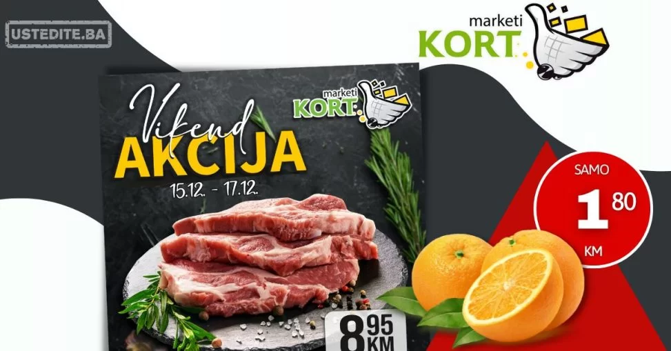 Kort vikend akcija 15-17.12.2023.