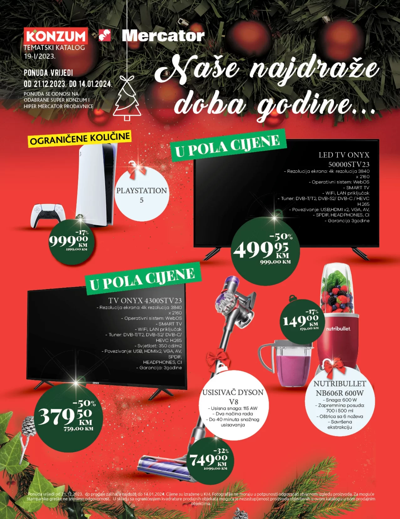 Konzum katalog TEHNIKA - sniženje do 14.1.2024.