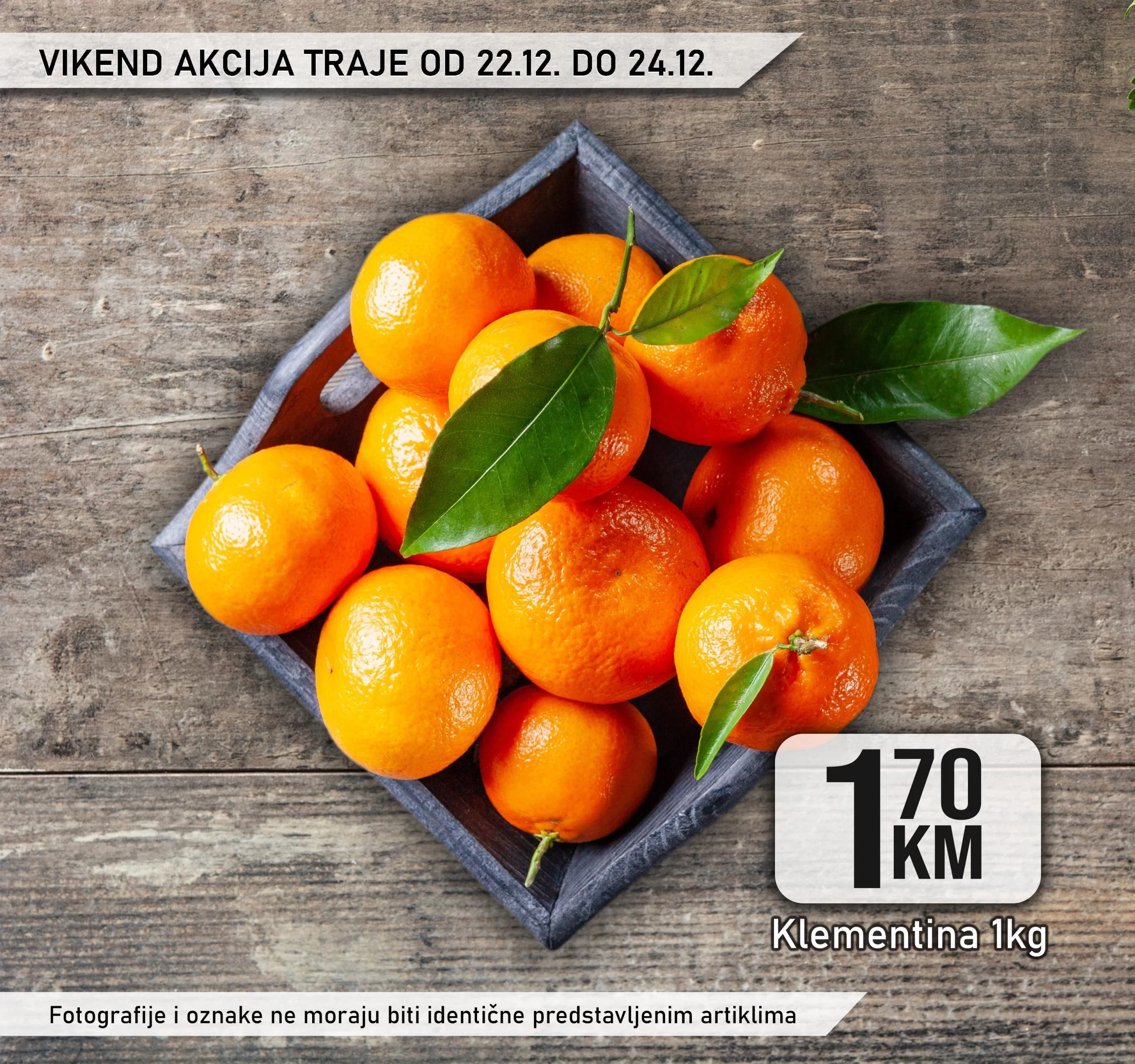 Kort vikend akcija 22-24.12.2023.
