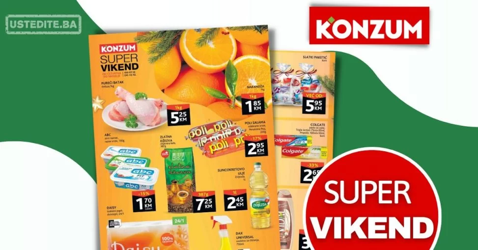 Konzum vikend akcija 7-10.12.2023.