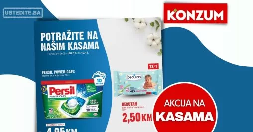 Konzum AKCIJA NA KASAMA