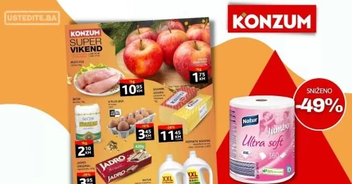Konzum vikend akcija 14-17.12.2023.