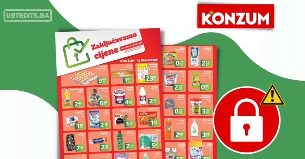 Konzum ZAKLJUČAVAMO CIJENE 15.12.2023-14.3.2024.