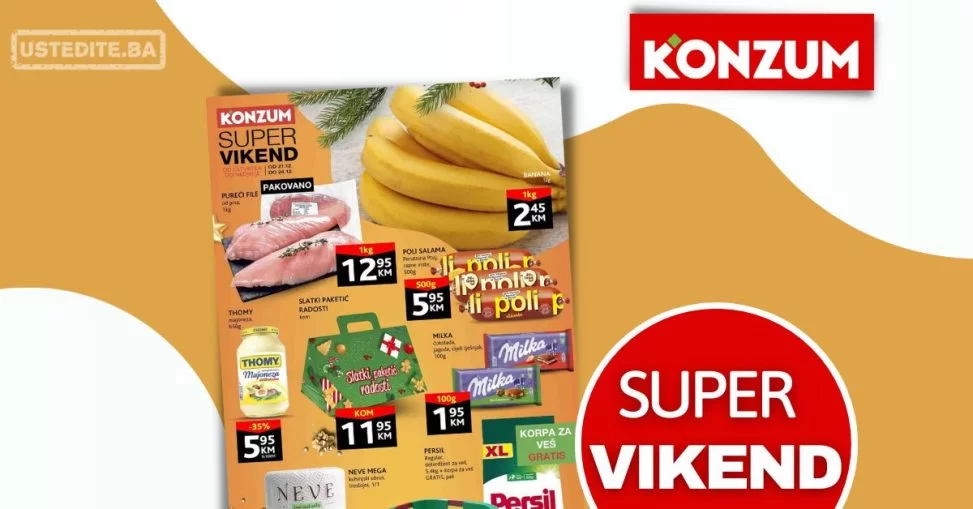 Konzum vikend akcija 21-24.12.2023.
