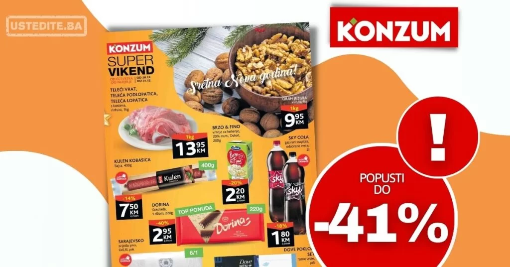 Konzum vikend akcija 28-31.12.2023.