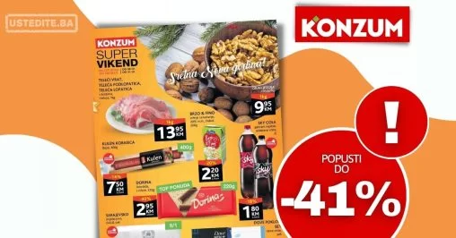Konzum vikend akcija 28-31.12.2023.