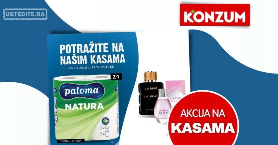 Konzum AKCIJA NA KASAMA 28-31.12.2023.