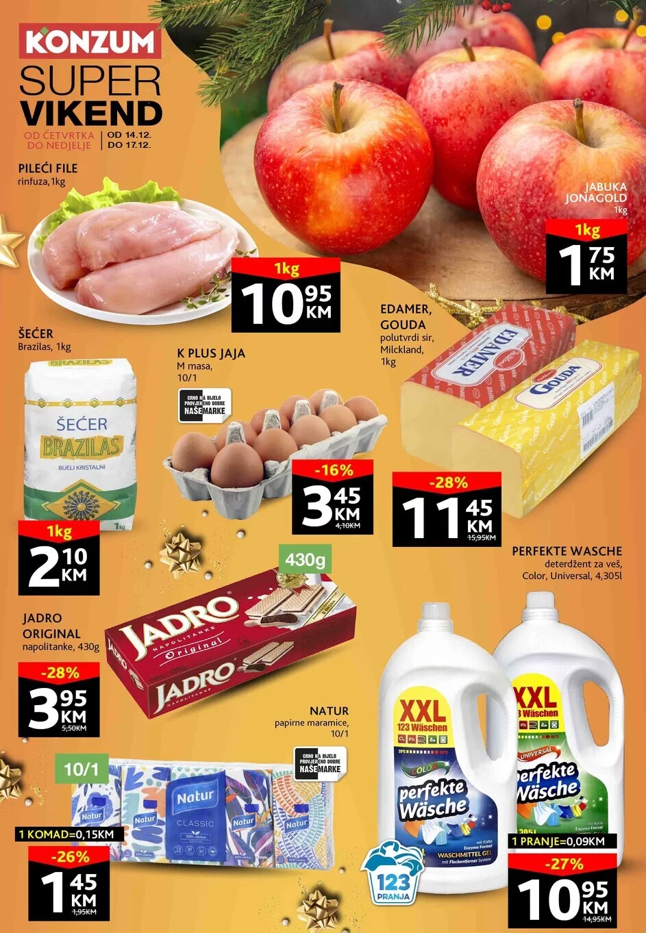 Konzum vikend akcija 14-17.12.2023.