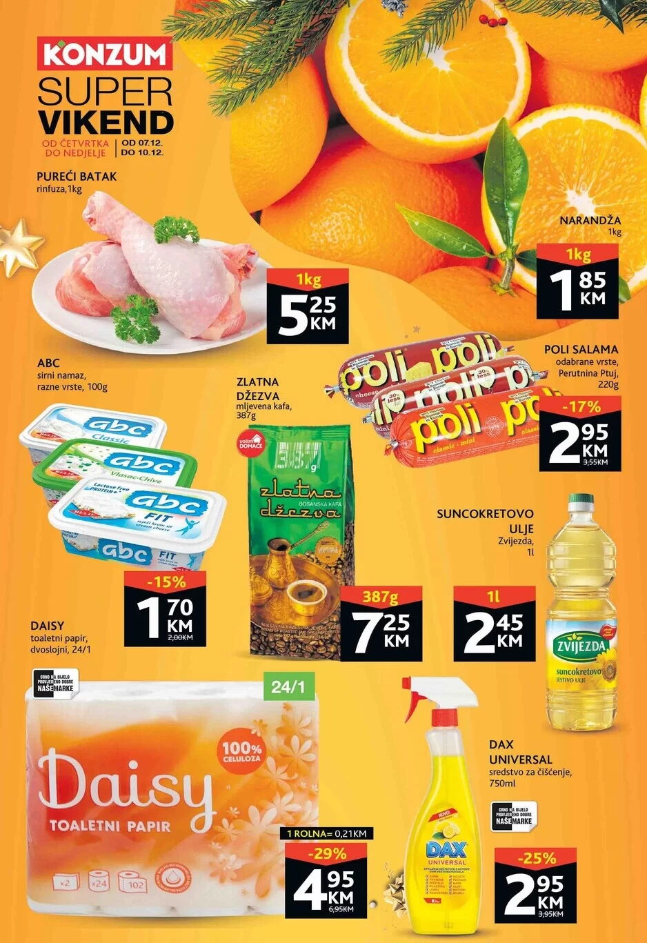 Konzum vikend akcija 7-10.12.2023.