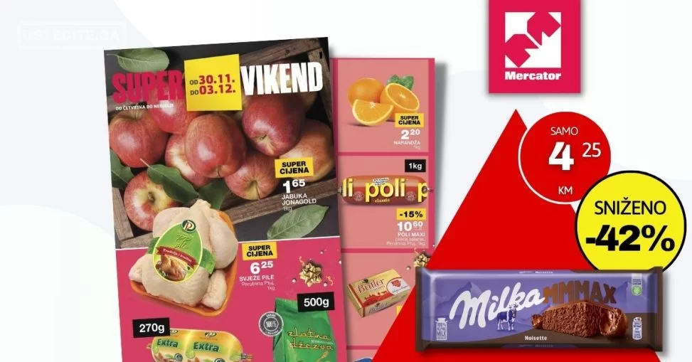 Mercator vikend akcija 30.11-3.12.2023.