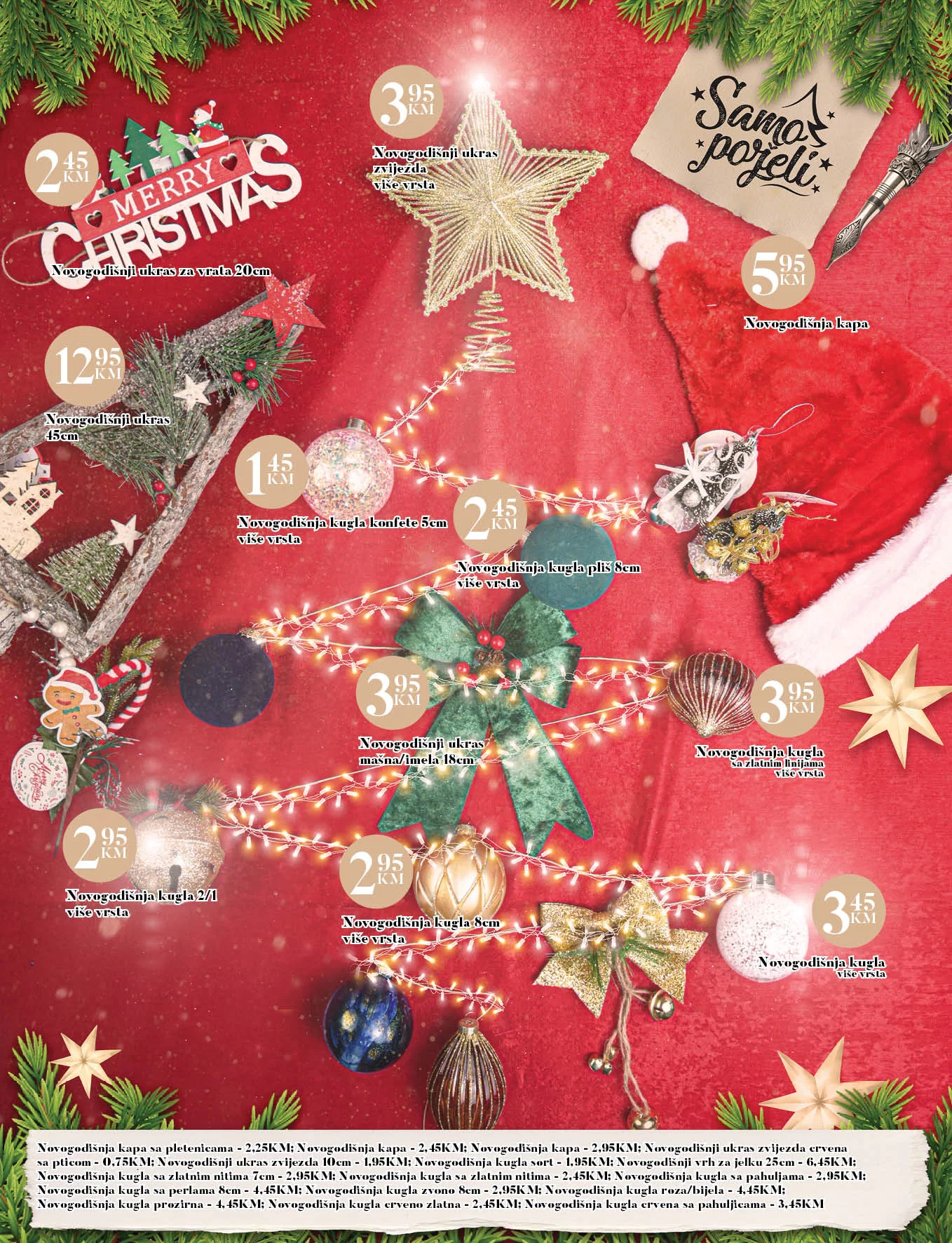 Kort katalog novogodišnji ukrasi