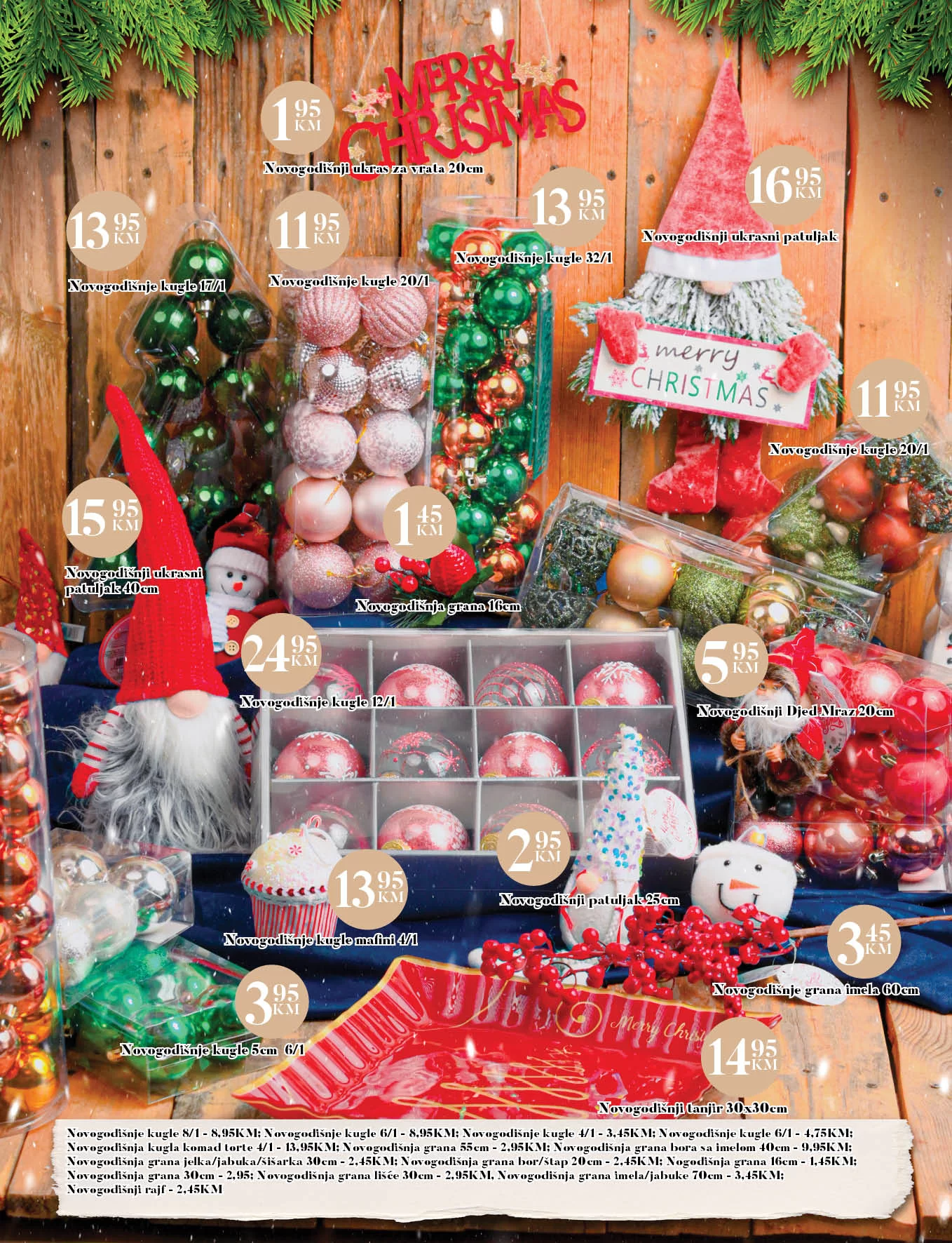 Kort katalog novogodišnji ukrasi