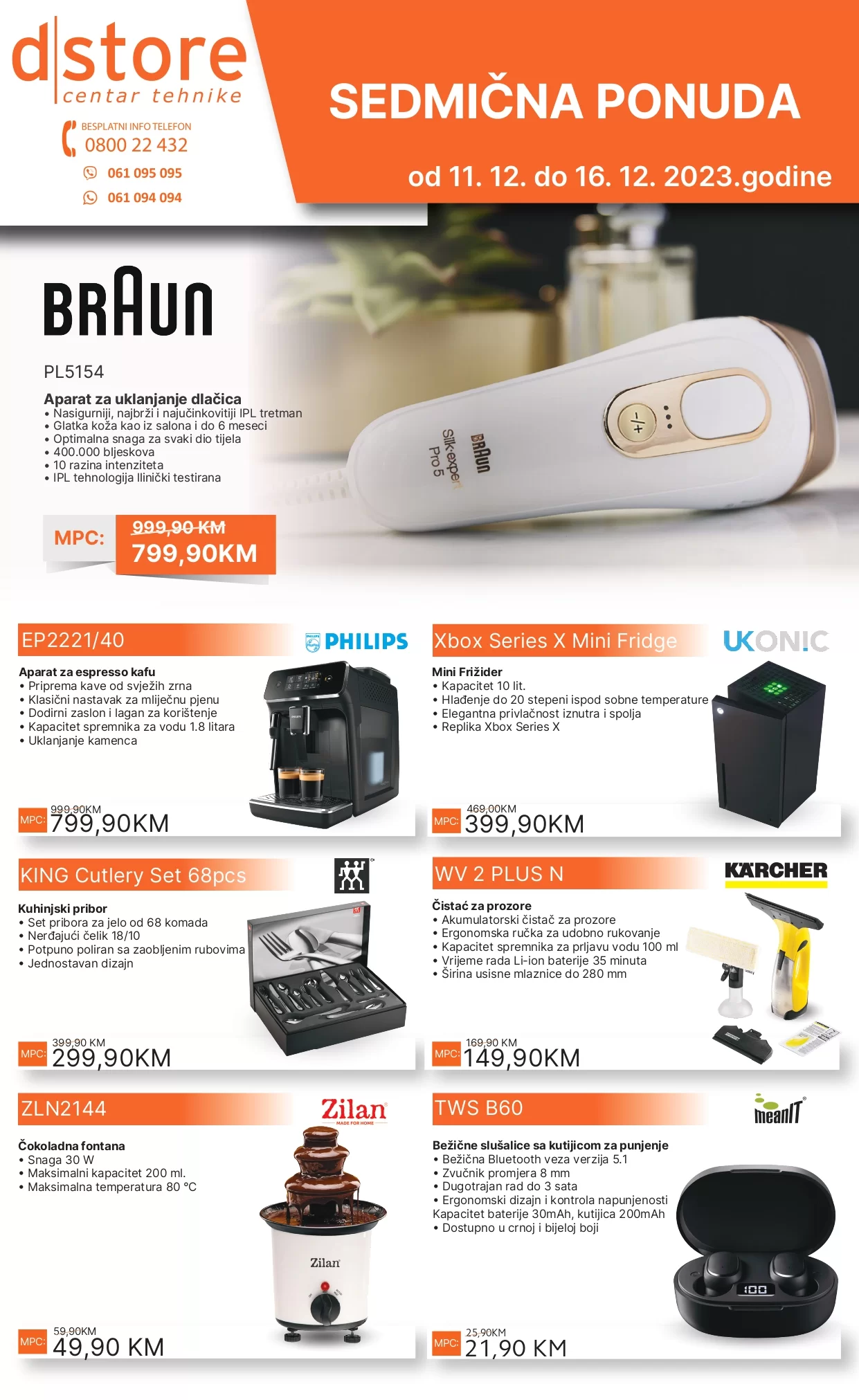 Dstore SEDMIČNA AKCIJA 11-16.12.2023.