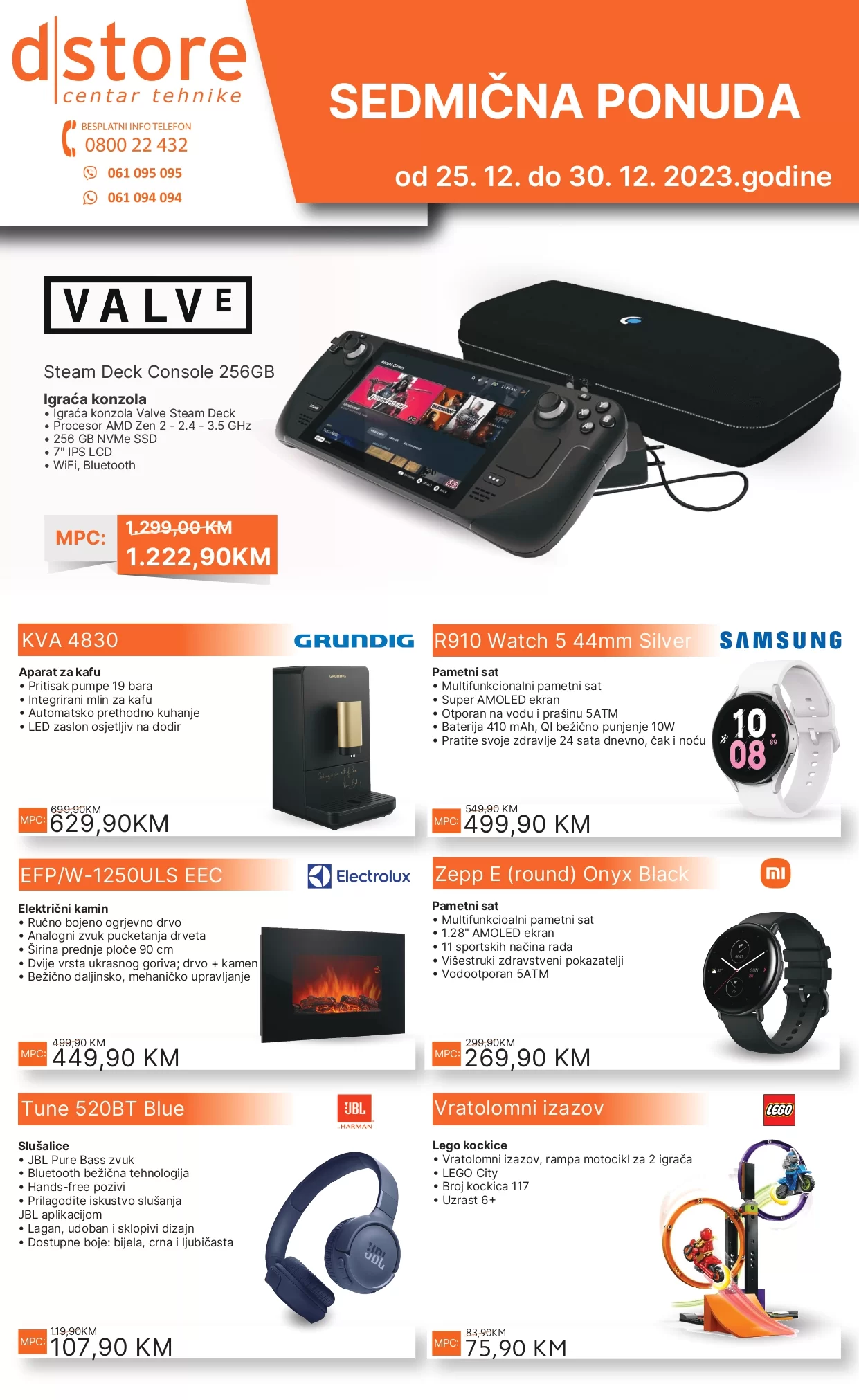 Dstore SEDMIČNA AKCIJA 25-30.12.2023.