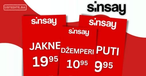 Sinsay SEZONSKO SNIŽENJE decembar 2023.