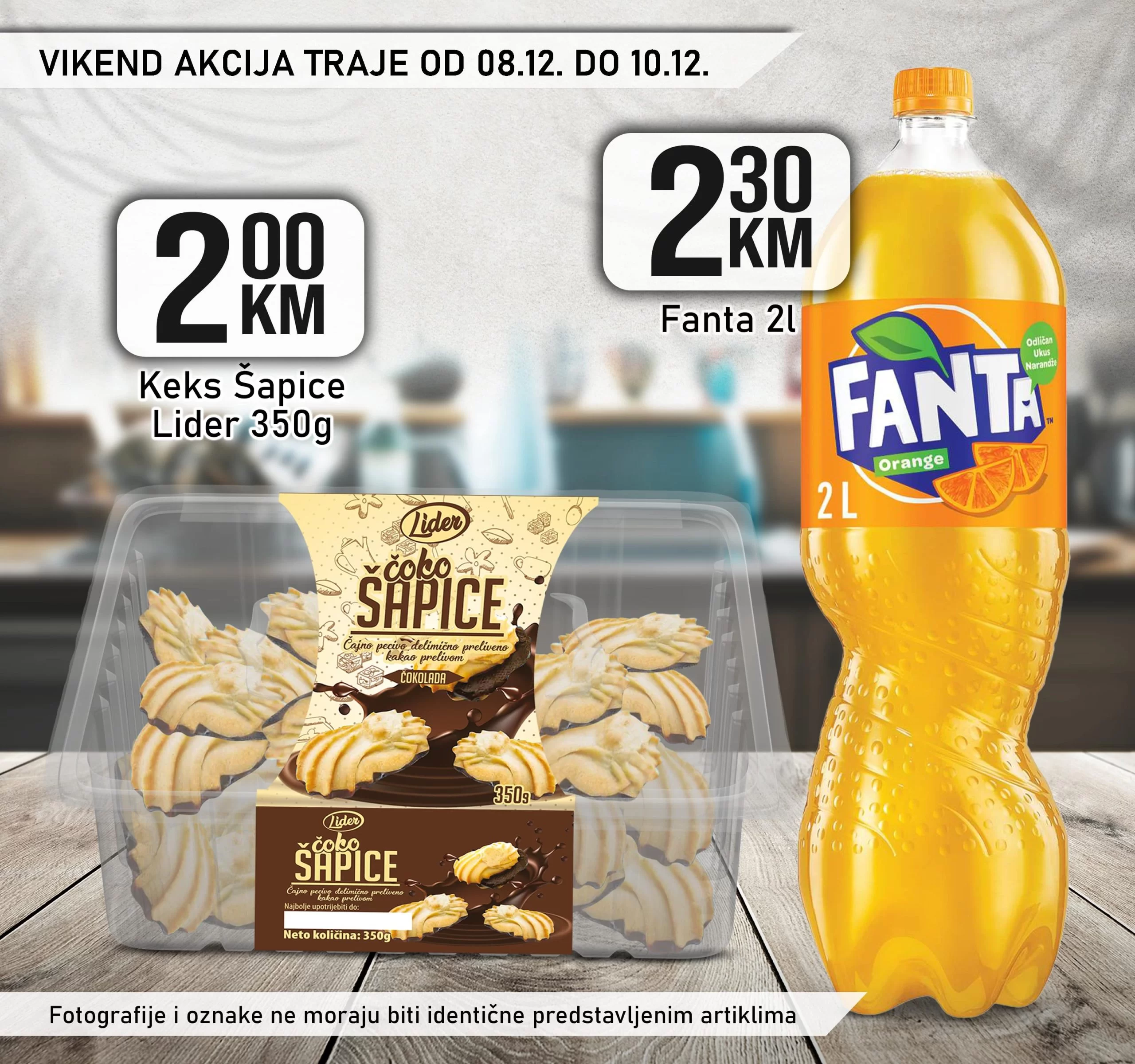 Kort vikend akcija 8-10.12.2023.