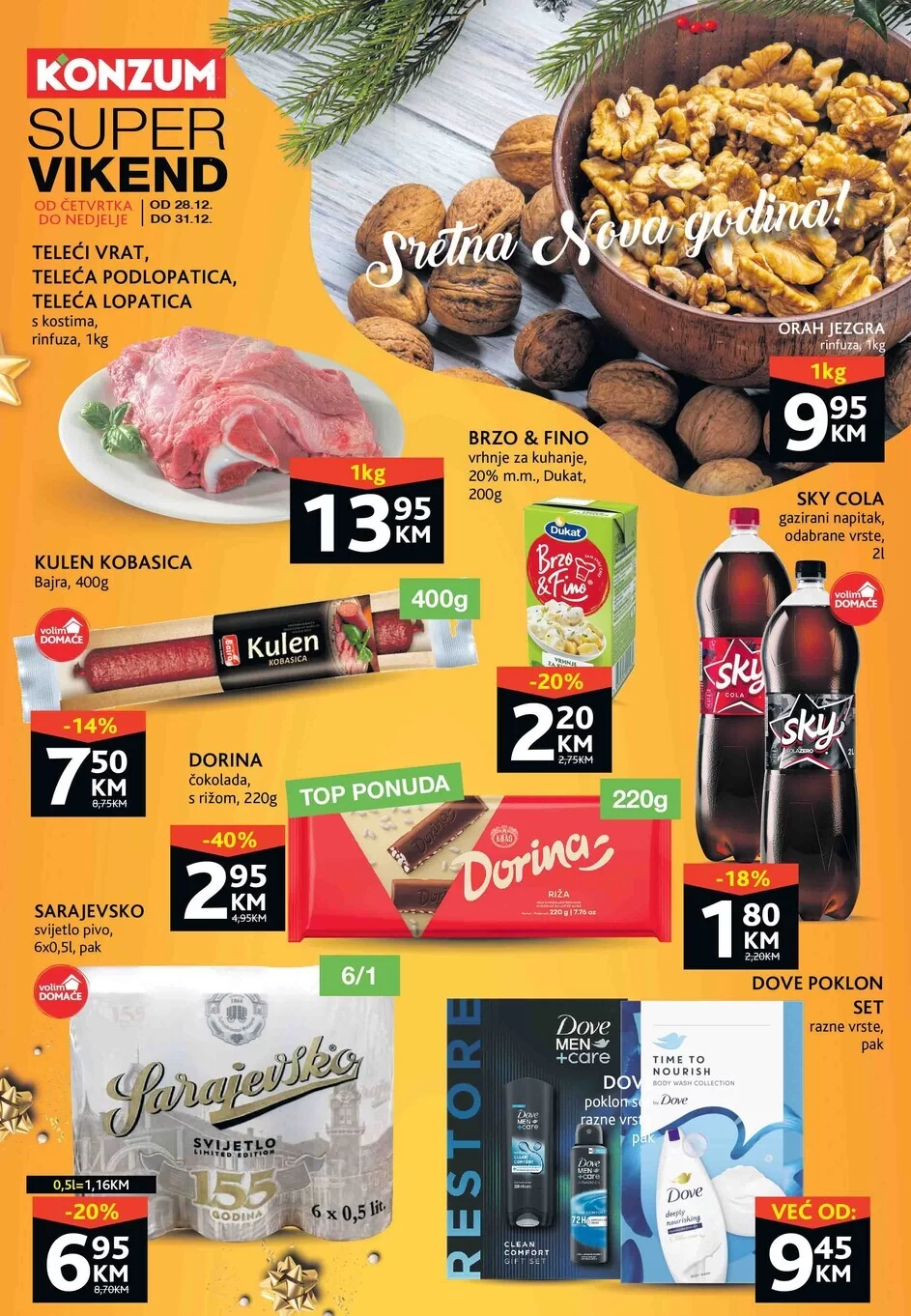 Konzum vikend akcija 28-31.12.2023. 