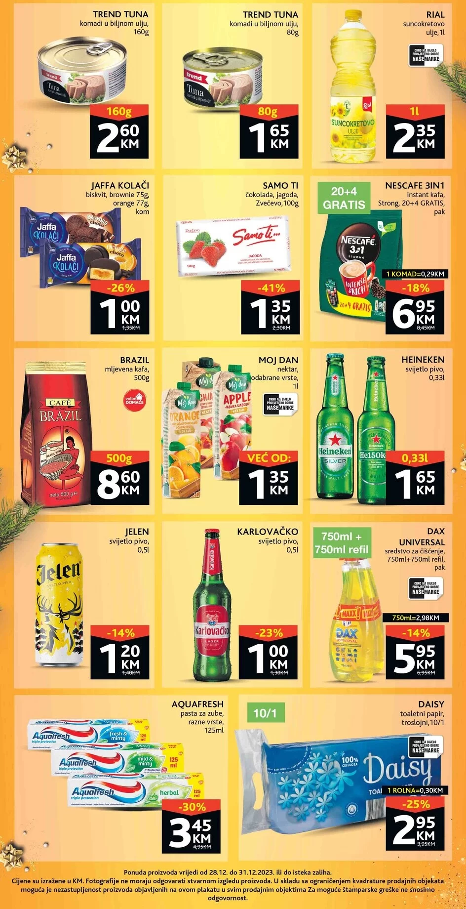 Konzum vikend akcija 28-31.12.2023.