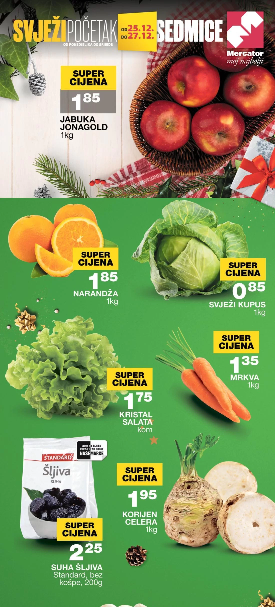 Mercator SVJEZA PONUDA 25-27.12.2023. 