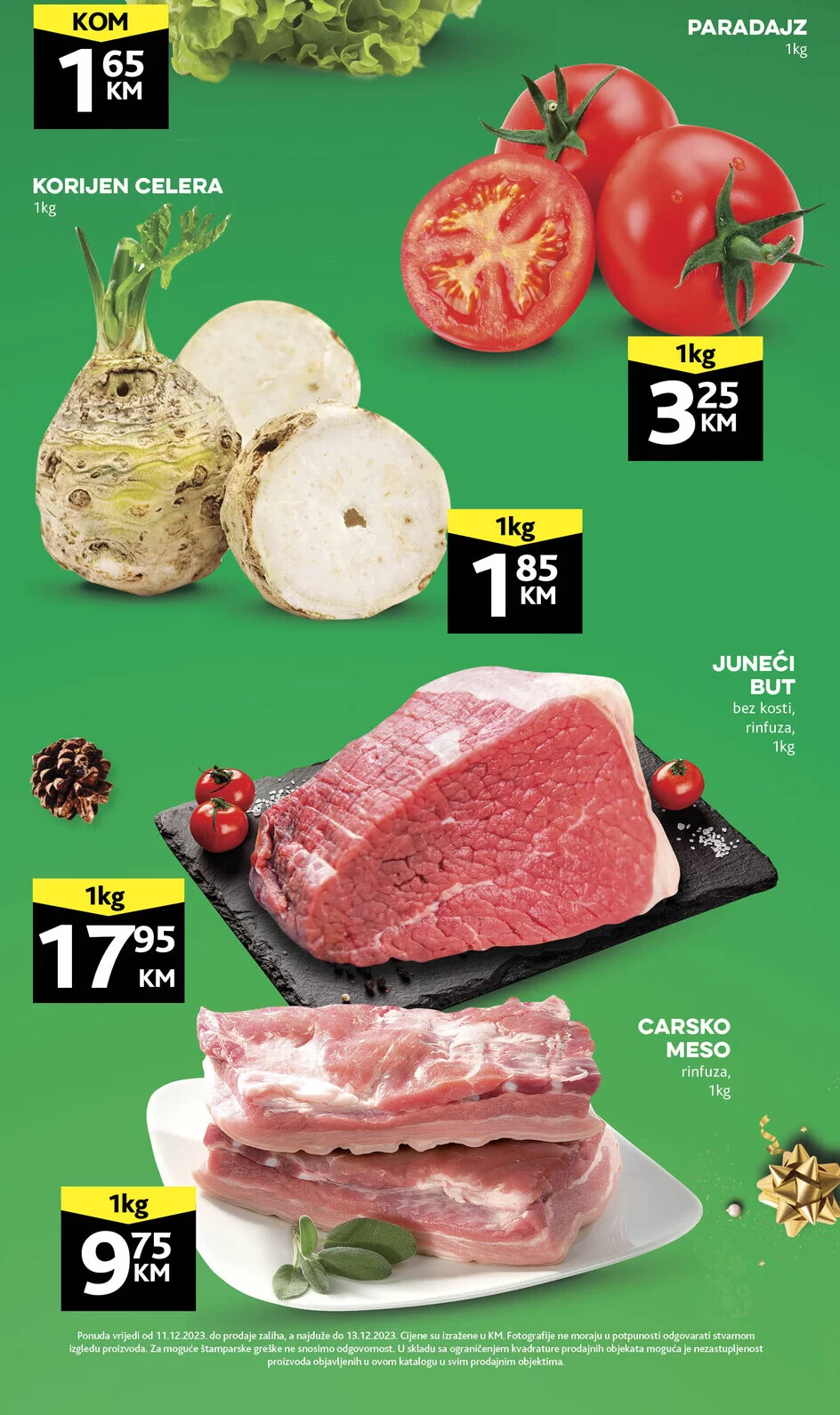 Konzum akcija SVJEŽA PONUDA 12-13.12.2023.