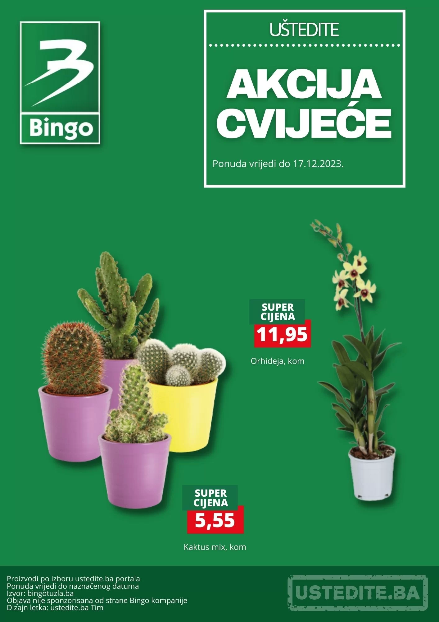 Bingo akcija cvijece