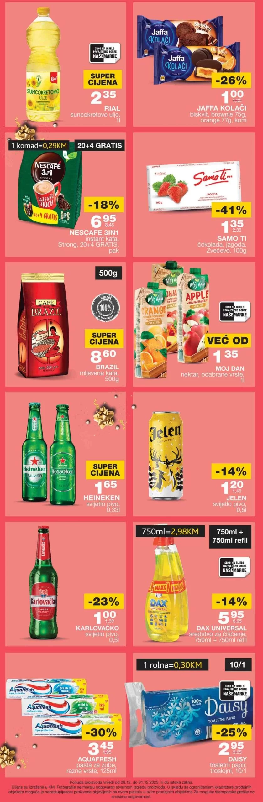 Mercator vikend akcija 28-31.12.2023.