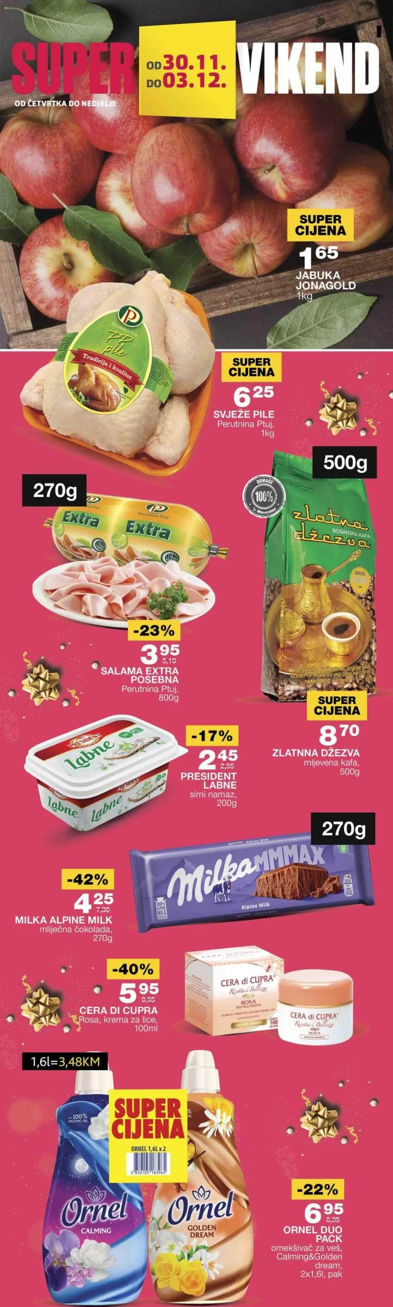 Mercator vikend akcija 30.11-3.12.2023.