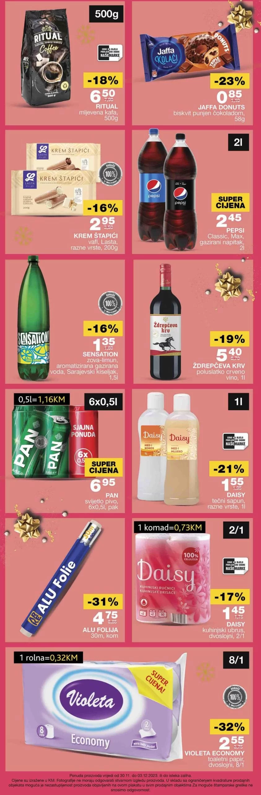 Mercator vikend akcija 30.11-3.12.2023.